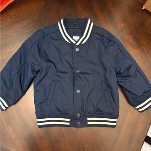 Baby Gap Navy Blue Bomber Jacket